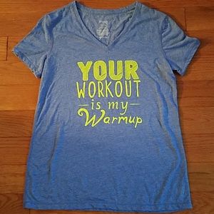 ❤ 3 FOR 12! Gym Athletic Workout T Shirt NWOT